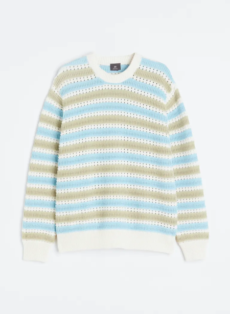 Regular Fit Textured-knit jumper